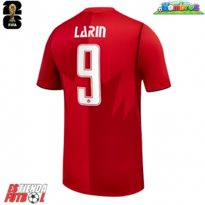Canadá Cyle Larin #9 Primera Equipación Mundial 2026 Manga Corta